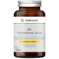 Balanced B5 Pantothenic Acid 30 Veggie Caps