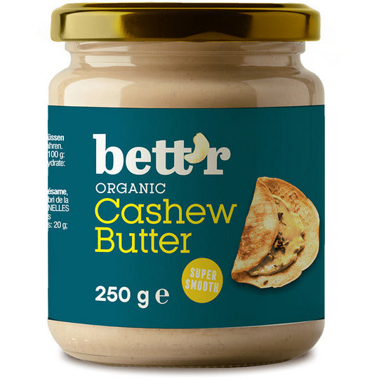 Bett’r Organic Cashew Butter 250g