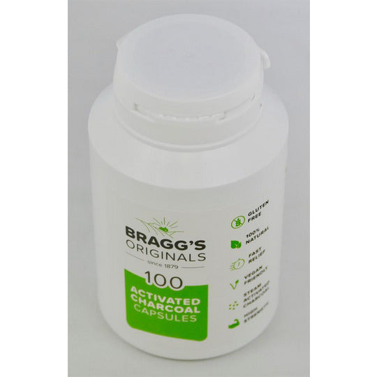 Bragg's Originals Vegetarian Charcoal Capsules 100 pack