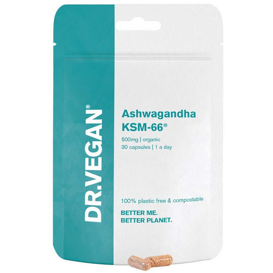 Dr Vegan Ashwagandha KSM-66® 500mg 30 Capsules