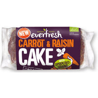 Everfresh ORGANIC CARROT & RAISIN CAKE 350g