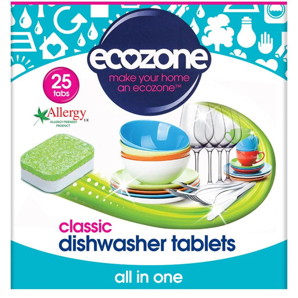 Ecozone Classic Dishwasher Tablets 25 Tabs