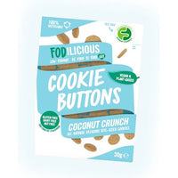 Fodilicious Cookie Buttons Coconut Crunch 30g