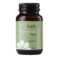 Fushi Organic Tulsi (Holy basil) 60 Vegan Capsules