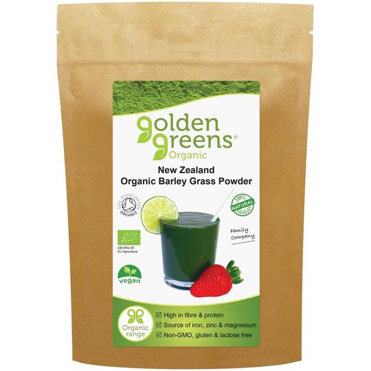 Golden Greens Organic New Zealand Barley Grass Powder 1kg