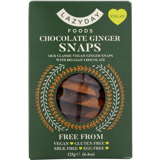 Lazyday Foods Chocolate Ginger Snaps 125g – NutraCity