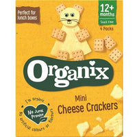 Organix Mini Cheese Crackers 4 Bags