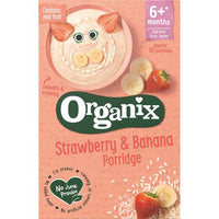 Organix Strawberry & Banana Porridge Single