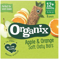 Organix Apple & Orange Soft Oaty Bars 6 Bars