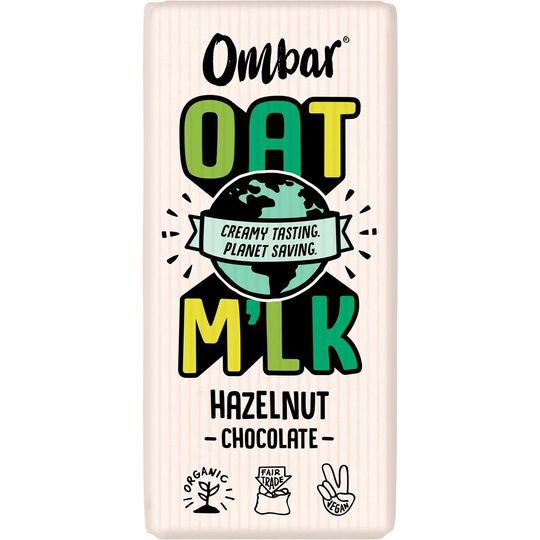 Ombar Oat M'lk Hazelnut Chocolate (70g) Case of 10