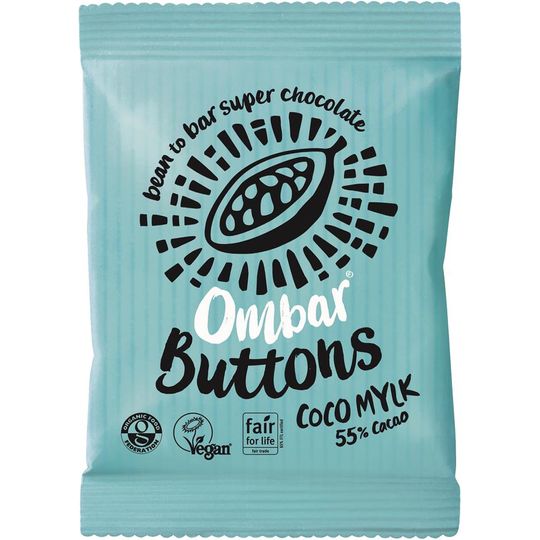 Ombar Buttons Coco Mylk Case of 15 Bags