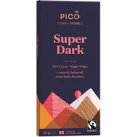 Pico Super Dark Chocolate 80g