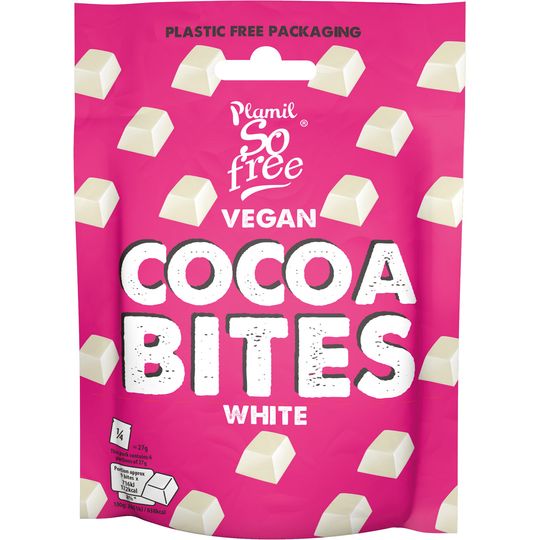 Plamil So free Vegan White Cocoa Bites 108g