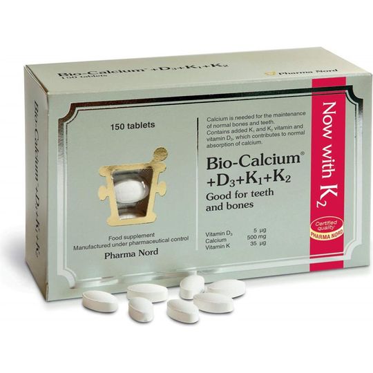 Pharma Nord Bio-Calcium+D3+K1+K2 150 Tablets