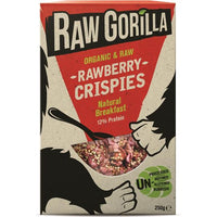 RAW GORILLA ORGANIC RAWBERRY CRISPIES 250G