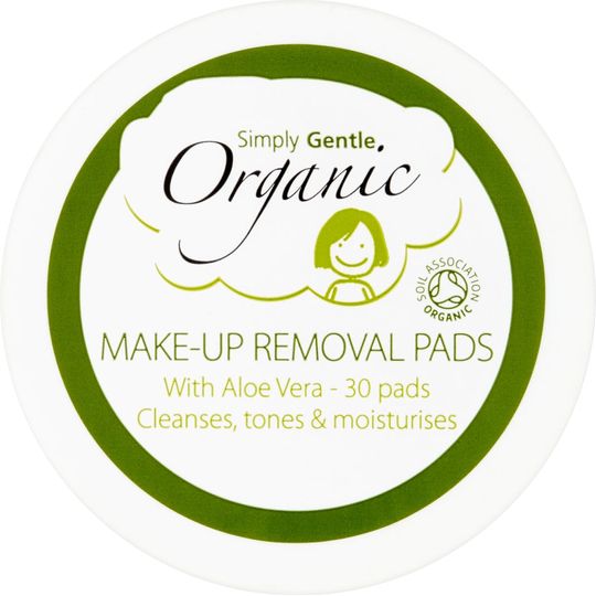 Simply Gentle Organic Makeup Removal Pads x 30