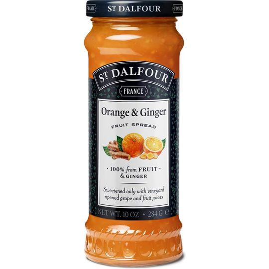 ST DALFOUR ORANGE & GINGER FRUIT SPREAD 284G