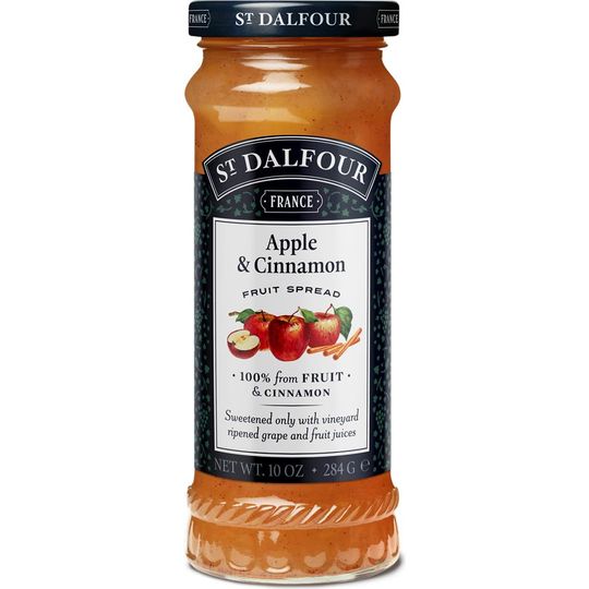 ST DALFOUR APPLE & CINNAMON FRUIT SPREAD 284G