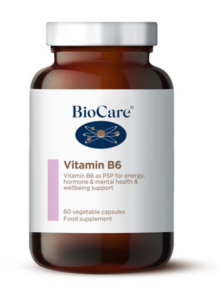 BioCare Vitamin B6 60 Vegetable Capsules