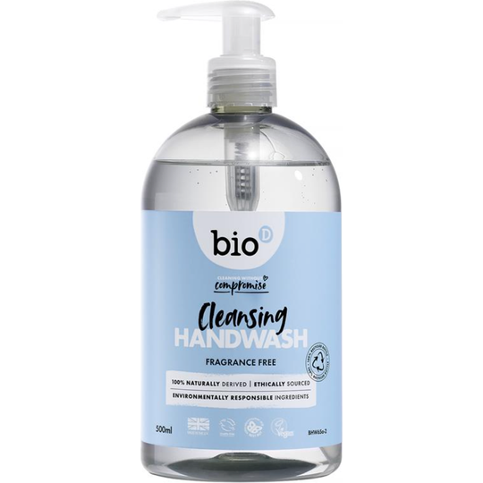 Bio-D FRAGRANCE FREE CLEANSING HANDWASH 500ML