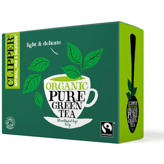 Clipper Tea Fairtrade Pure Green Tea 80 bags