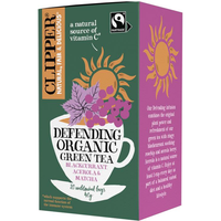 Clipper Tea Organic Fair Trade Defending Green Tea 20 Bags