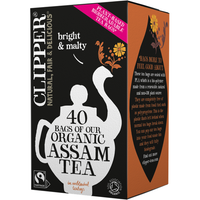 Clipper Tea Organic & Fairtrade Assam Tea 40 bags