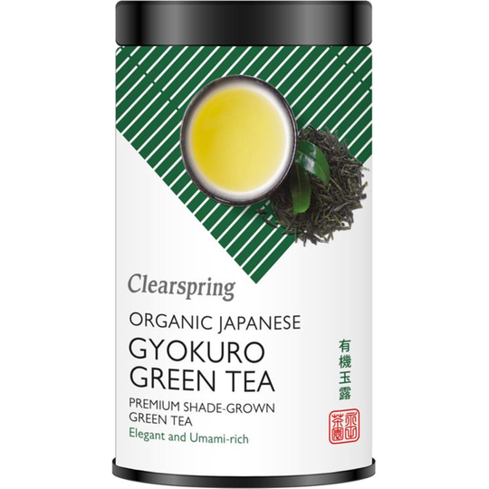 Clearspring  Organic Japanese Gyokuro Green Tea - Loose Leaf Tea 85g