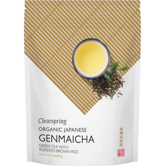 Clearspring  Organic Japanese Genmaicha - Loose Leaf Tea 90g