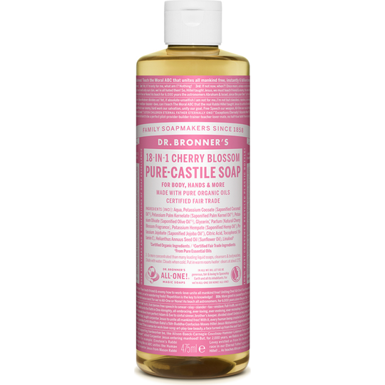 Dr Bronner's Cherry Blossom All-One Magic Soap - 475ml