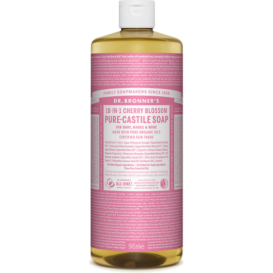 Dr Bronner's Cherry Blossom All-One Magic Soap - 945ml