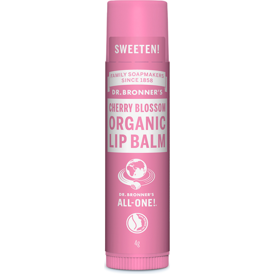 Dr Bronner's Organic Lip Balm - Cherry Blossom 4g