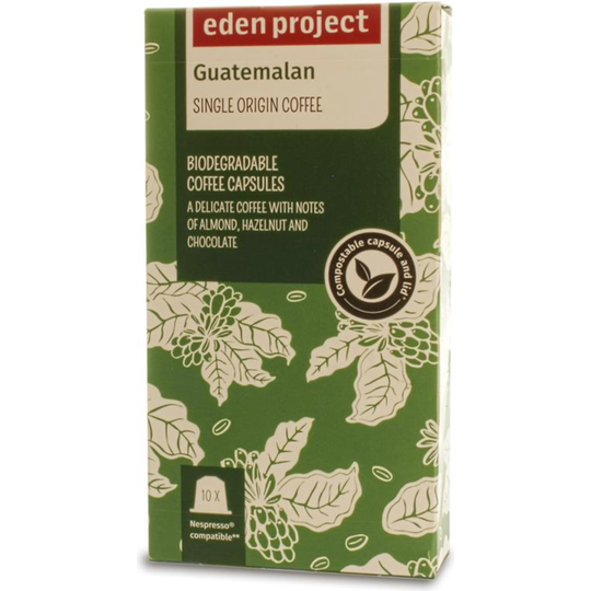 Eden Project 10 Guatemalan biodegradable coffee capsules