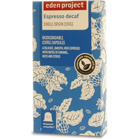 Eden Project 10 Espresso decaf biodegradable coffee capsules