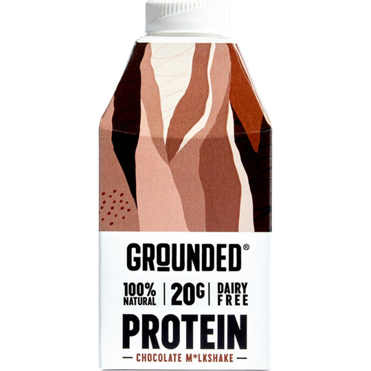 GROUNDED Milk Chocolate Plant-Protein Shake 490ml