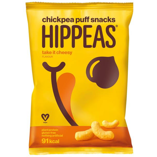 Hippeas chickpea puffs take it cheesy 22g