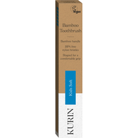 Kurin Kids Soft BPA Free Bamboo Toothbrush - Blue