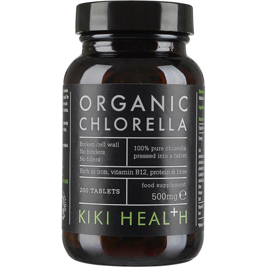 Kiki Health Chlorella Tablets, Organic - 200 Tablets