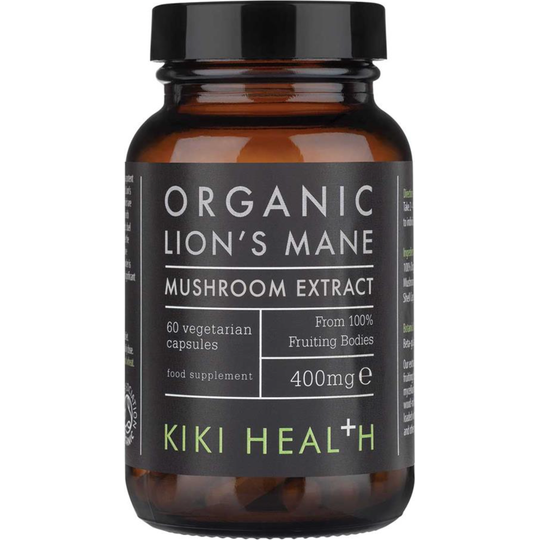 Kiki Health Lion's Mane Extract, Organic - 60 Vegicaps