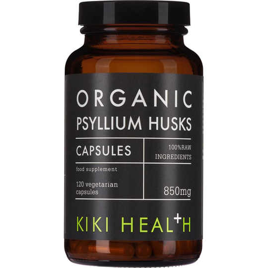 Kiki Health Psyllium Husks, Organic - 120 Vegicaps