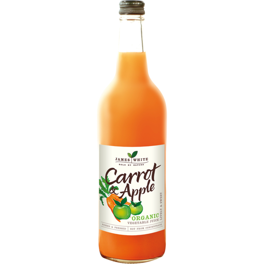 James White Organic Apple & Carrot Juice 750ml