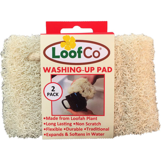 LoofCo Washing-Up Pads x 2 biodegradable plastic-free