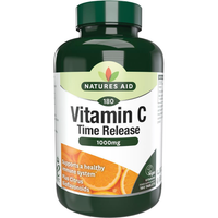 Natures Aid Vitamin C 1000mg Time Release 180 Tablets