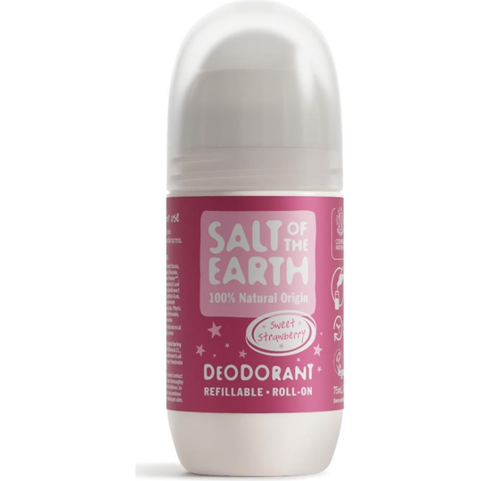 Salt Of The Earth Sweet Strawberry Natural Refillable Roll-On Deodorant