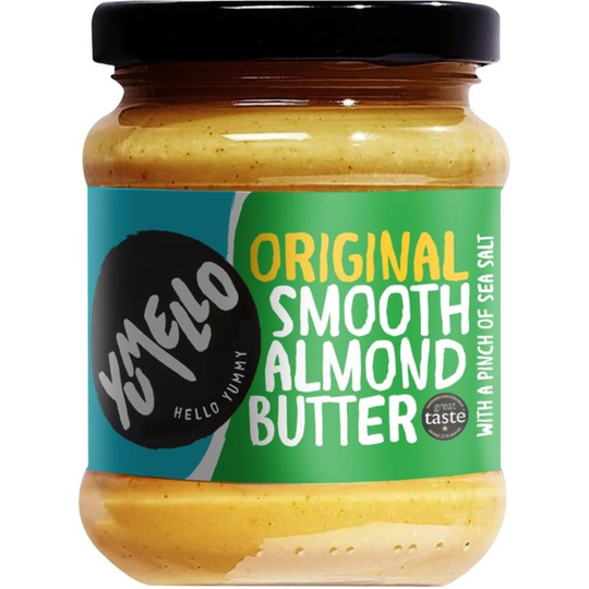 YUMELLO SMOOTH ALMOND BUTTER 215G