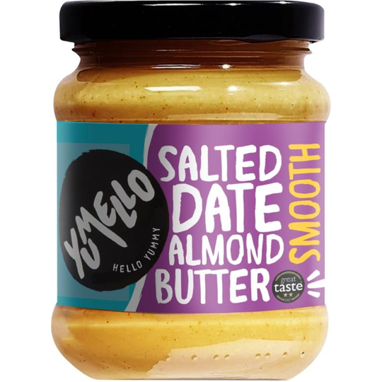 YUMELLO SALTED DATE ALMOND BUTTER 215G