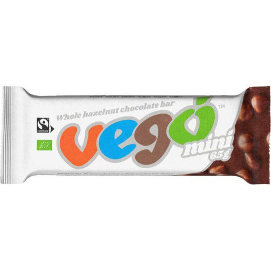 Vego Organic Hazelnut Chocolate Bar 65g