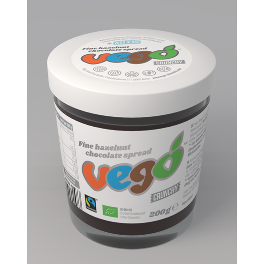 Vego Crunchy Fine Hazelnut Chocolate Spread