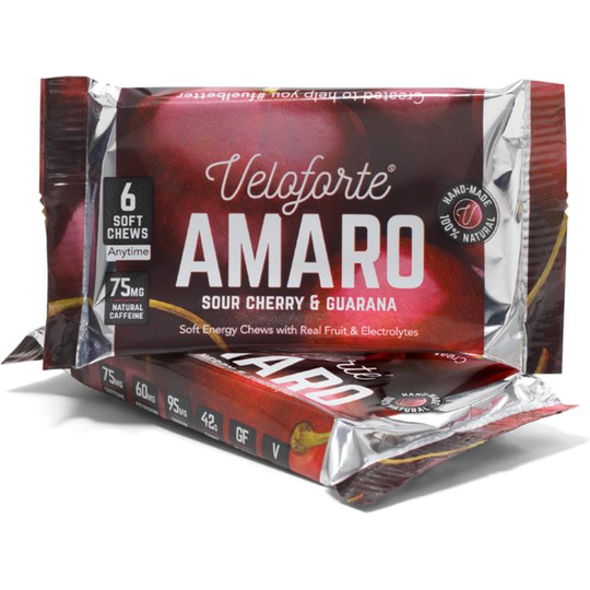 Veloforte Amaro Energy Chews Sour Cherry 1 pack