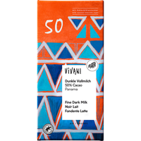 Vivani Organic Fine Dark Milk 50% Cocoa 80g